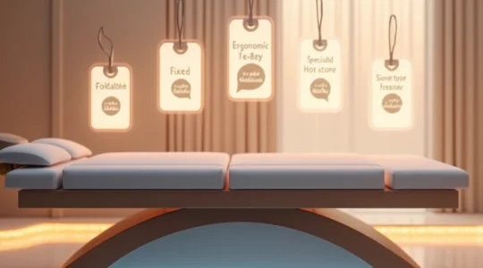 Choisir la table de soin électrique